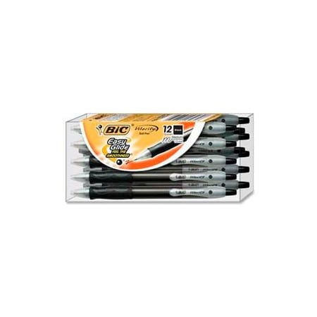 Bic Bic Velocity Ballpoint Pen, Medium, Black Ink, Dozen VLG11BK